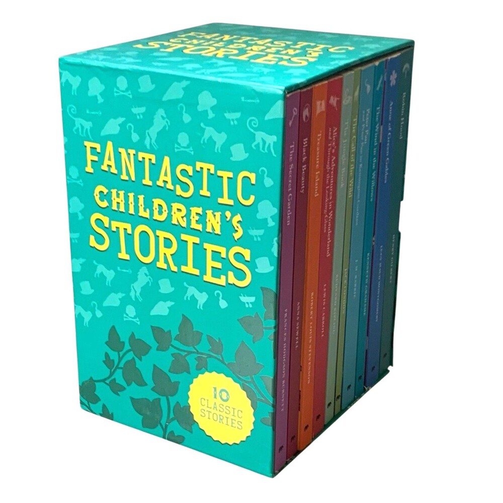 Fantastic Childrens Stories Box Set of 10 Great Classic Books Excellent Cond.